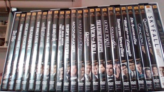 de james bond dvd  collectie