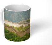 Mok - Weergave van de Chinese Muur van een hoger vlak - 350 ML - Beker - Uitdeelcadeautjes