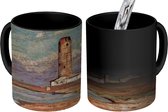 Magische Mok - Foto op Warmte Mok - De toren van Magnale - schilderij van Giovanni Fattori - 350 ML - Uitdeelcadeautjes