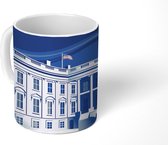 Mok - tekening van het Witte Huis in Washington - 350 ML - Beker - Uitdeelcadeautjes