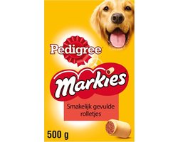 6x Pedigree Markies - Smakelijke Vleesrolletjes - 500g