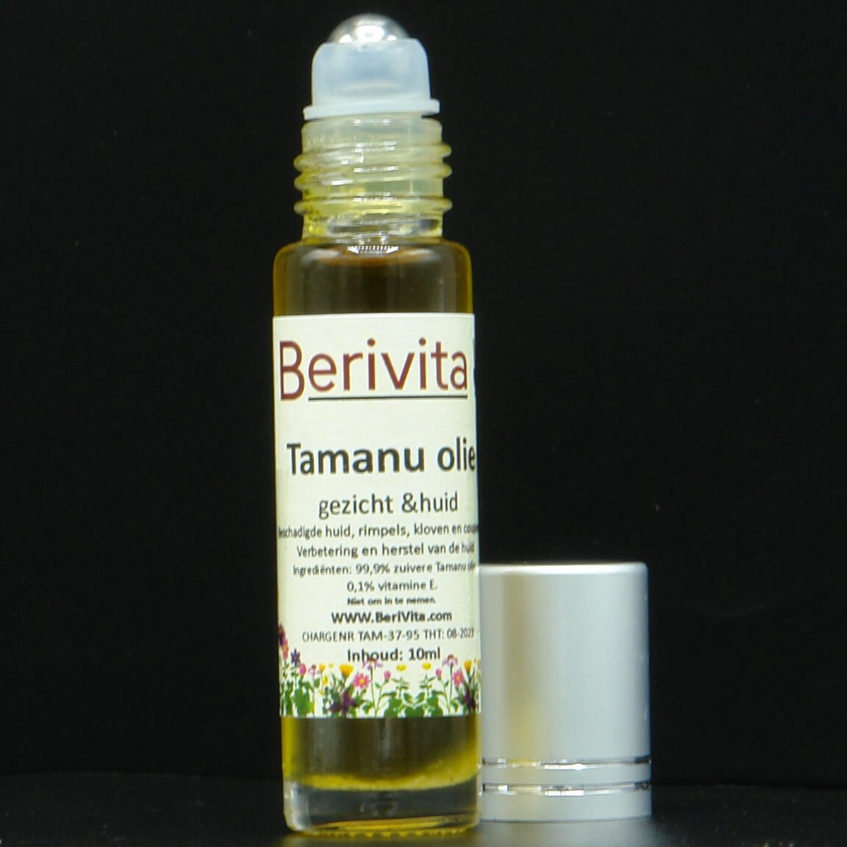 Goedkoopste Tamanu Olie Puur 10ml Rollerfles - Huidolie en Gezichtsolie