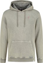 Purewhite -  Heren Regular Fit   Hoodie  - Bruin - Maat M