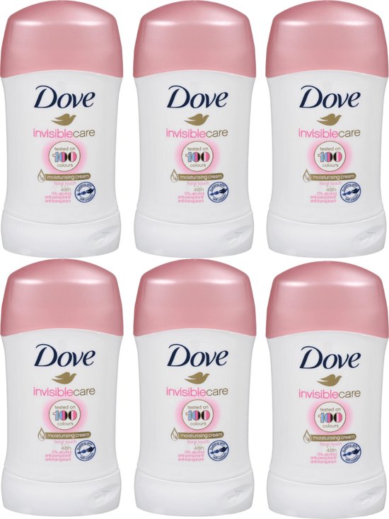 Dove Invisible Care Water Lily & Rose Scent Deodorant Vrouw 6 x 40 ml