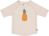 Lässig - UV-Shirt met korte mouwen voor kinderen - Ananas - Offwhite - maat 86cm