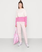 Vero Moda VMDOFFY LS O-NECK BLOCK BLOUSE - Parfait Pink