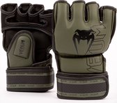 Venum Impact 2.0 MMA Handschoenen Skintex Khaki Zwart maat L/XL