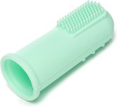 KOOLECO  - 2 stuks  siliconen vinger baby tandenborstel - Mint