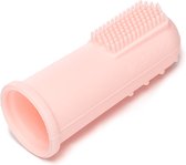KOOLECO  - 2 stuks  siliconen vinger baby tandenborstel - Crystal Rose