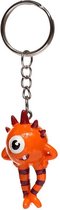 Oranje Monstarz Monster Sleutelhanger 4cm