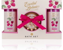 - Wellness cadeaupakket - geschenkset - Botanic Spa - framboos - Kado vrouwen, moeder, vriendin, zus, oma, mama