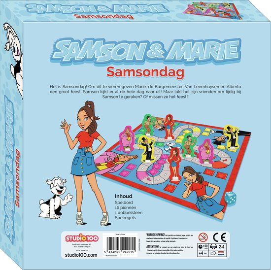 Thumbnail van een extra afbeelding van het spel Samson & Marie Bordspel - Samsondag - 2 tot 4 spelers