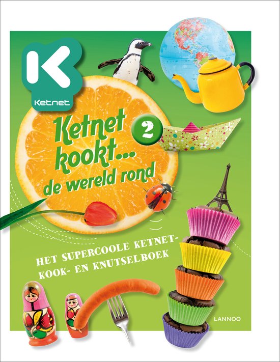 Cover van het boek 'Ketnet kookt...de wereld rond'