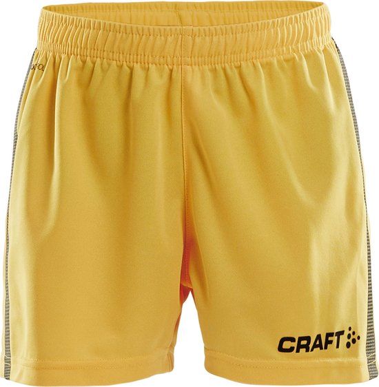 Craft Pro Control Short Kinderen - Geel | Maat: 122/128