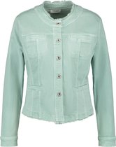 GERRY WEBER Dames Denim jack met rafelige rand