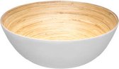 Ronde Bowl Bamboe – Kom – Wit – Ø25 x H8,5 cm