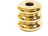 Housevitamin - Bubbel Kandelaar goud - Keramiek - 8x8x8cm -