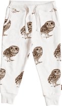 Snurk - Broeken voor kinderen - Night Owl Pants - Wit  - Maat 80EU