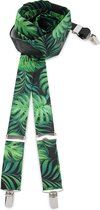 Sir Redman - bretels - 100% made in NL, - Jungle Fever - groen / zwart