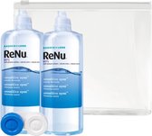 Renu MPS Sensitive Eyes reisverpakking [2x60ml + 1lenshouder] [multi-purpose solution] [voor zachte lenzen]
