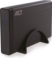 Boîtier de disque dur en aluminium SATA/IDE ACT 3,5" USB 2.0 - Zwart AC1410