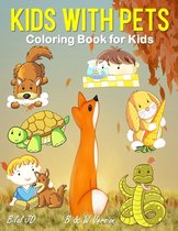 Kids With Pets Coloring Book