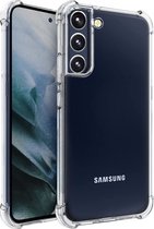 Hoesje Geschikt Voor Samsung Galaxy S22 hoesje transparent - Hoesje Geschikt Voor Samsung Galaxy S22 hoesje shock proof case transparant - hoesje Hoesje Geschikt Voor Samsung Galaxy S22 Siliconen hoesje - Transparant