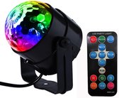 Discobal met roterend RGB licht en afstandsbediening (LED Party Light)