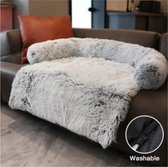 Comfortabele Honden Slaapbank -Hondenmand - 115x95x15- wit/grijs