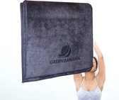 ✅ GreenBanana | Micro Vezel sport handdoek 100% katoen | Grijs | 50 x 100 cm | Spa en Gym towel | Yoga | Absorberende microfiber sport towell