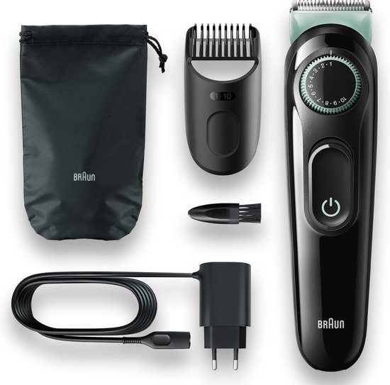 Braun 3 BT3323 Tondeuse À Barbe Pour Homme - Tondeuse Pour Visage - Cheveux