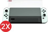 2 Stuks - Nintendo Switch OLED Tempered Glass Screenprotector Protection Kit - Nintendo Switch - Screen Protector Set - Dual Pack Kopen