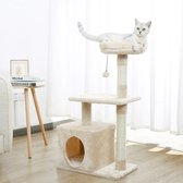 Kattenbrapaal met kattenhuis - kattenmand -86cm