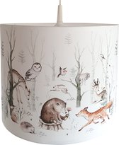Lampe suspendue animaux de la forêt