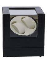 Wetrust - Horlogeopwinder, luxe automatische horlogebeweger, Zwarte Watchwinder, horlogekast voor automatische horloges, leren WatchWinder