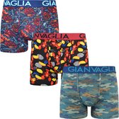 3 PACK Boxershort Heren | Katoen | Maat XXL | Meerkleurig | Print | Ondergoed Heren | Onderbroeken Heren |