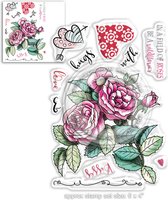 Love & Kisses Clear Stamps (PD8021)