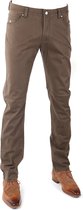 Suitable - Chino Bruin / Groen - Slim-fit - Chino Heren maat 25