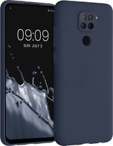 kwmobile telefoonhoesje voor Xiaomi Redmi Note 9 - Hoesje voor smartphone - Back cover in donkerblauw