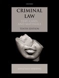 Text, Cases, and Materials- Criminal Law