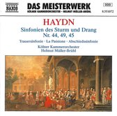Kölner Kammerorchester, Helmut Müller-Brühl - Haydn: Sinfonien No.44,49,45 (CD)