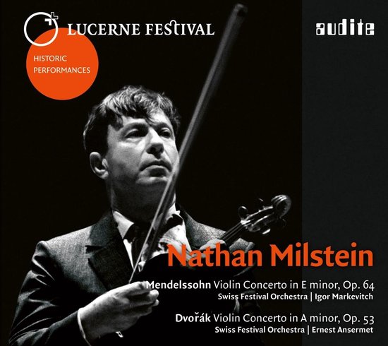 Nathan Milstein speelt vioolconcerten van Mendelssohn en Dvorak. Het Lucerne Festival presenteert deze historische uitvoeringen.