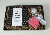 Brievenbus cadeau Holly Jolly X-mas - cadeau kerst -