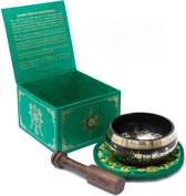 Groene Tara Klankschaal Set - 10cm - 380 gram - Handgemaakt