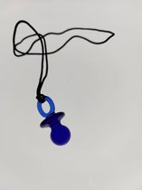 MC - 20 stuks blauw - fopspeen speentjes - babyshower jongen - spenen ketting acryl - Jaren 90 - uitdeelzakjes - Disco - uitdeelboekjes - kerstcadeau