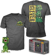 Jurassic Park POP! & Tee Box Clever Raptor - Maat M