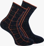 Zwarte Marcmarcs dames sokken 2-pack gigi black caramel maat 39-42