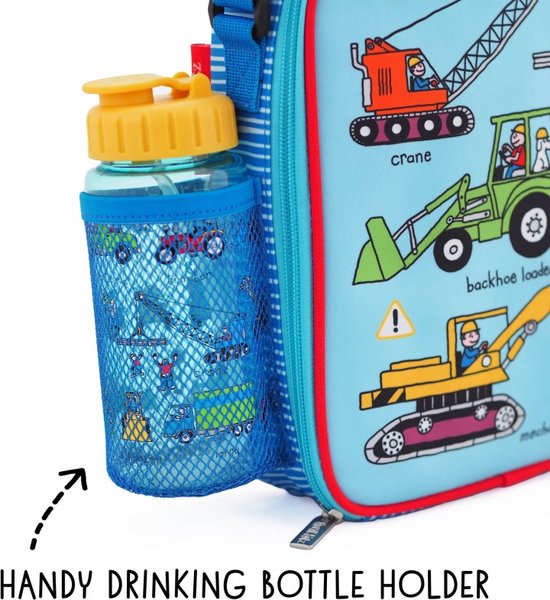 HEEL KLEIN Werkvoertuigen tractor kinder lunchtasje koeltasje new design 21 x 24 x 6 cm - Tyrrell Katz van Tyrrell Katz — afbeelding 3