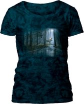 Ladies T-shirt Caught By Light Moose L