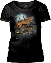 Ladies T-shirt Desert Coyote S